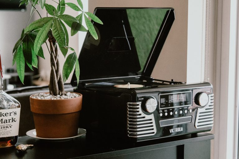vintage record player