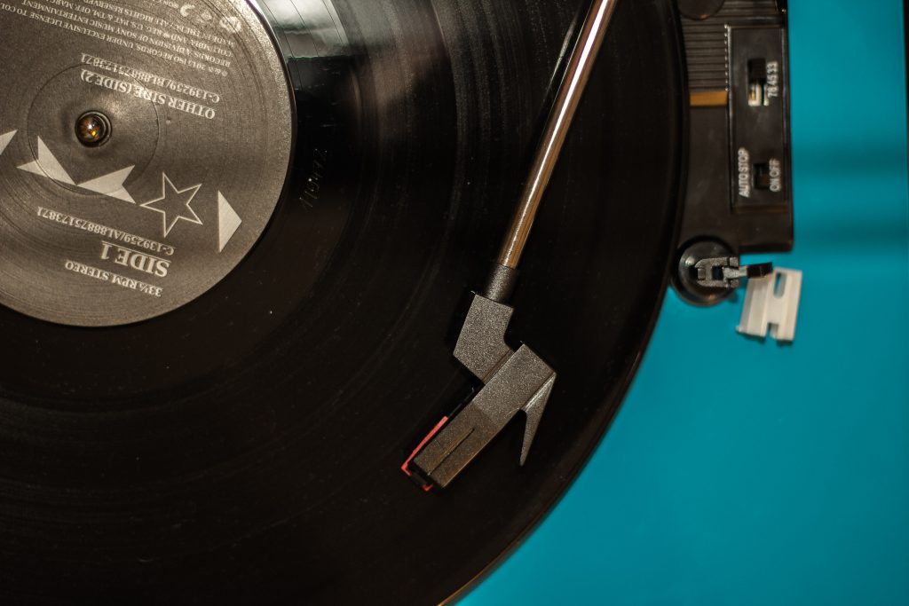 scratched record