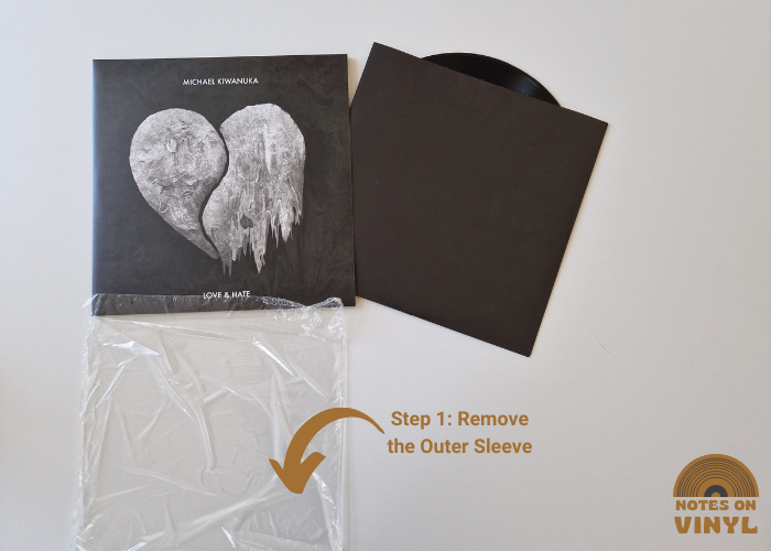 how to take vinyl out of sleeve remove the sleeve